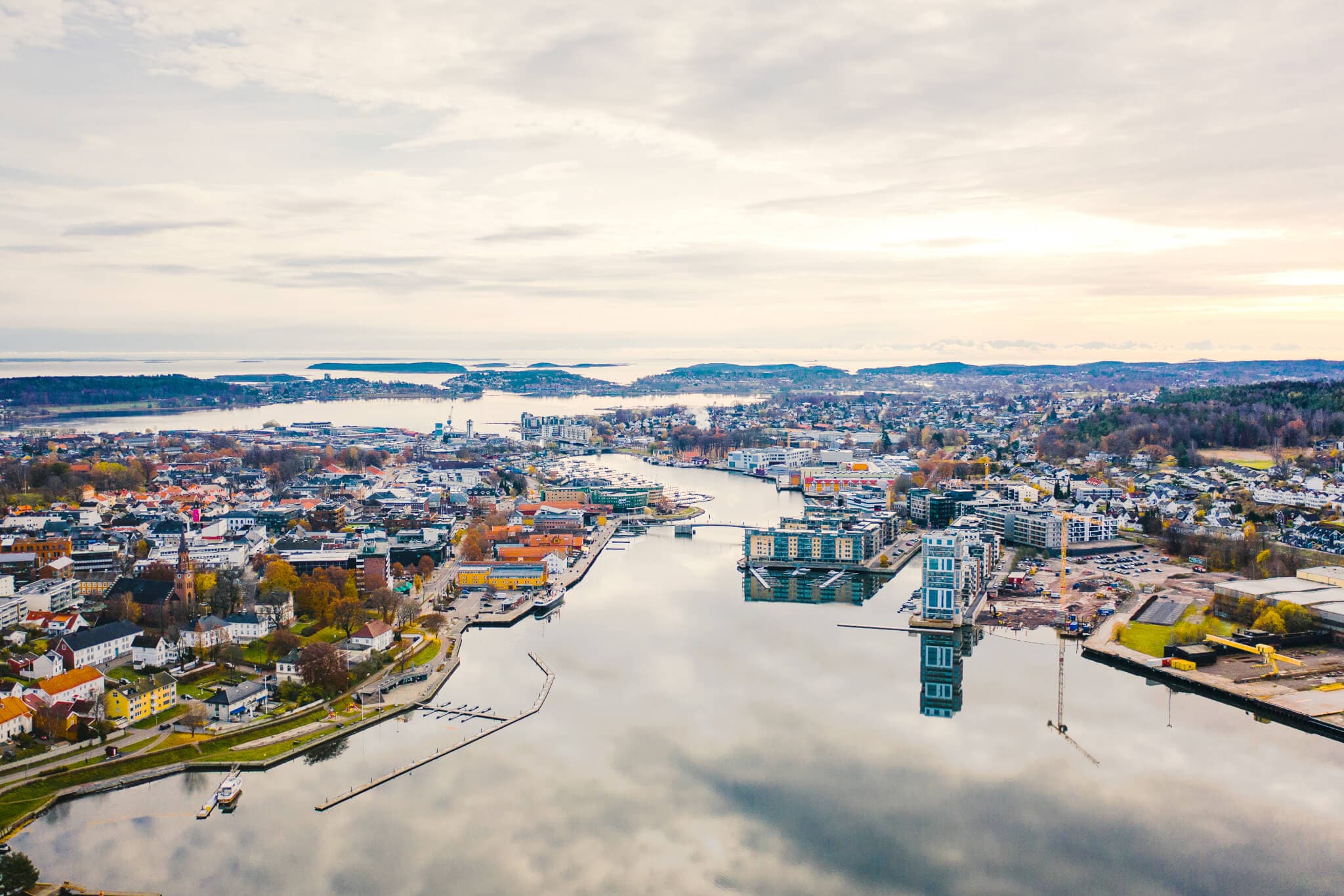 Tønsberg sett fra oven. Foto: A.Film, Shutterstock