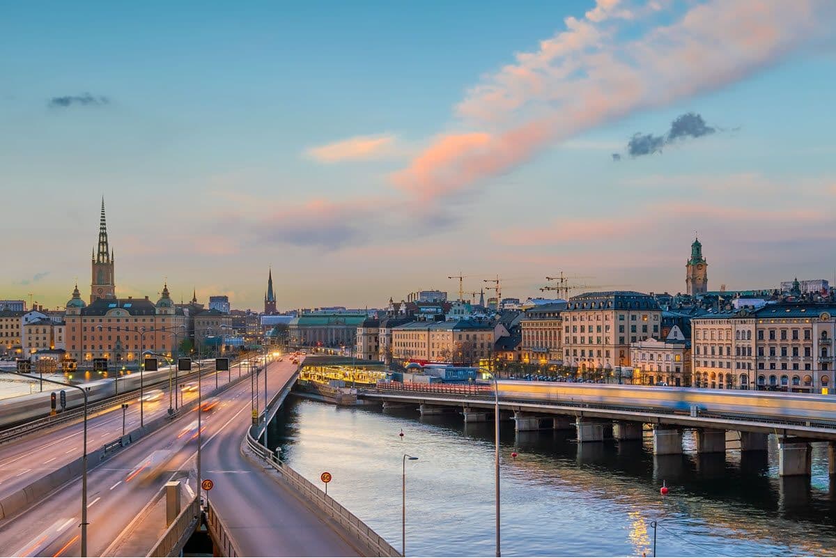 STOCKHOLM: En liten veiskatt, så er du på plass i den svenske hovedstaden. Foto: Shutterstock